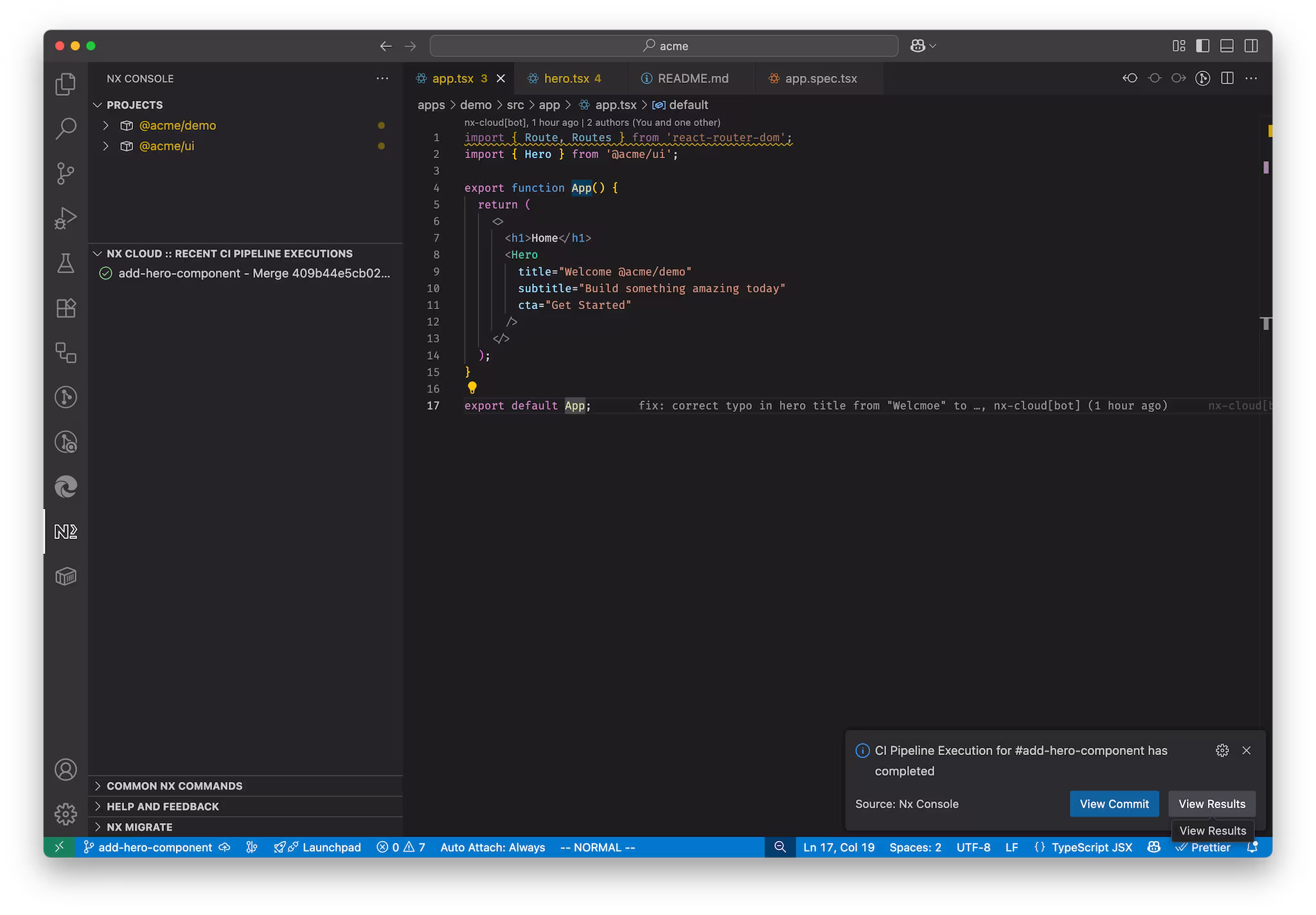 Tasks with remote cache hit